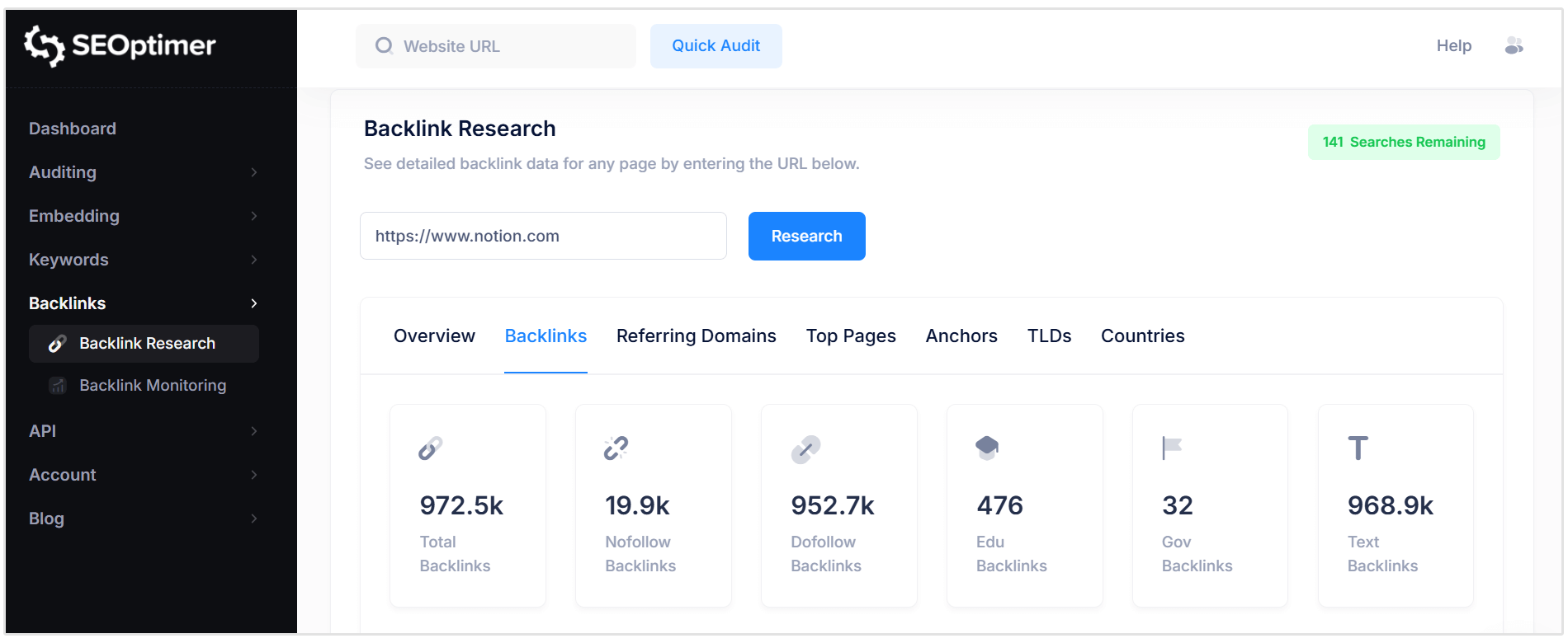Notion geri bağlantı özeti